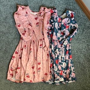 Pair of ruffle dresses (5/6) from Dot Dot Smile.